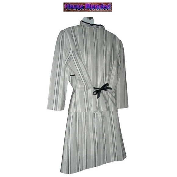 y2k Speechless Suit Striped Clueless Style Academia Office Work Blazer Skirt 13 - Picture 9 of 14